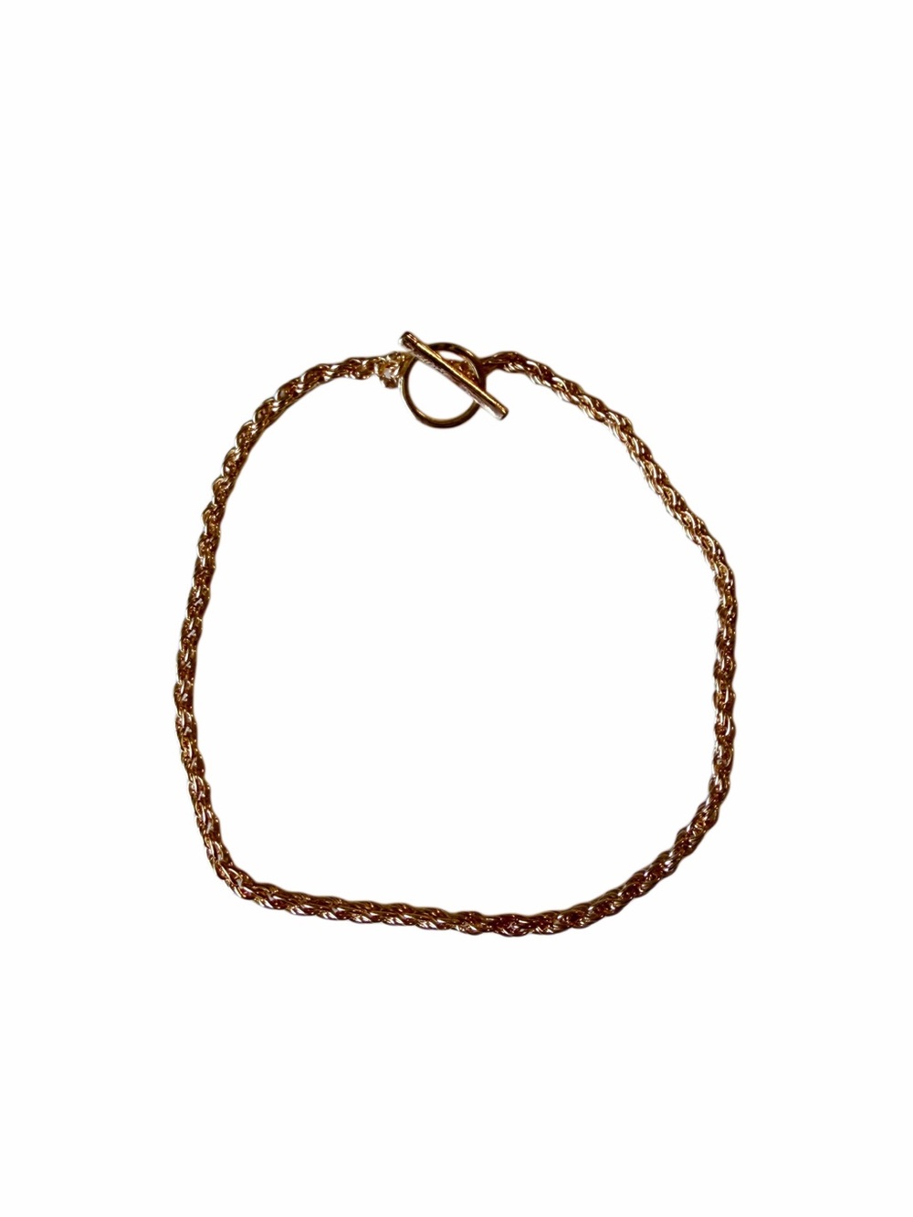 🛍️3/$20🛍️ Gold Rope Chain Toggle Bracelet
